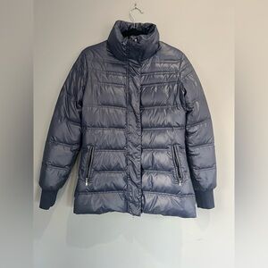 Emporio Armani EA7 Blue Puffer Jacket